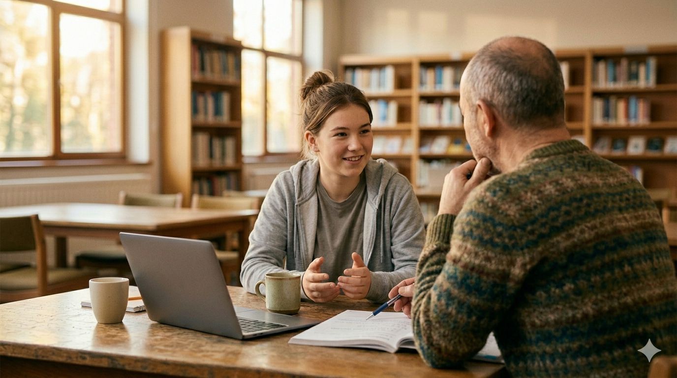 Conversation coaching session